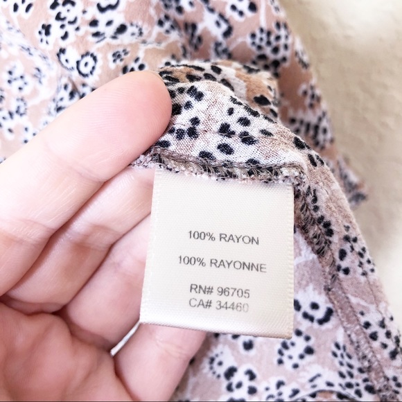 Rebecca Taylor | Blush Floral Flowy Tank Size 6 - Picture 5 of 6